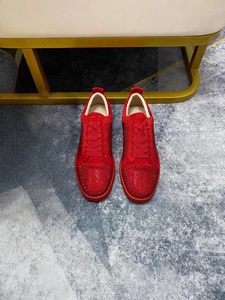 Chaussures de créateur de haute qualité avec empeigne rouge, amortissantes, légères, anti-odeurs, semelle plate luxueuse - Product Image 2