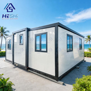 Casa Contenedor Prefabricada Expandible de 40 Pies x 20 Pies, Resistente a Huracanes, de 1, 2, 3, 4 o 5 Dormitorios, Casa Modular de Lujo en Venta - Product Image 1