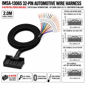 <span class=keywords><strong>Iriso</strong></span> IMSA-13065S 2,0mm Rastermaß Buchsengehäuse 8-40 Positionen Floating Z-Move Auto I-Lock Crimp-Steckverbinder UL11028 22AWG 600V - Product Image 2