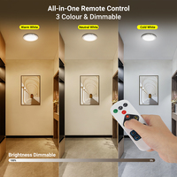 Veilleuse murale LED rechargeable intelligente moderne en ABS blanc avec détecteur de mouvement, télécommande et variateur d'intensité pour la décoration de la pièce