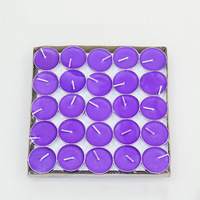 Vente en gros de 100 boîtes de bougies à thé bougies sans fumée de 4 heures cire de palmier paraffine formes de petites bougies célèbres sur Internet décoration de la maison