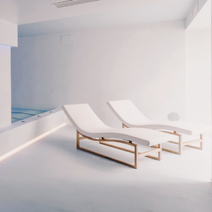 Mobilier d'extérieur de <span class=keywords><strong>luxe</strong></span> lit de repos en bois lit de spa chaises longues patio plage chaise longue pour cour extérieure chaise longue de détente - Product Image 4