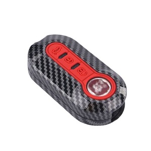 Cover per Chiave Auto e Portachiavi con Motivo in Fibra di Carbonio Pieghevole per Freemont, <span class=keywords><strong>Old</strong></span> Ottimo, Bravo - Product Image 5