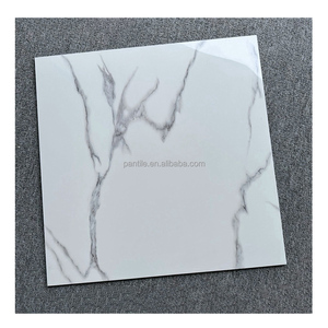 Carrelage en porcelaine vitrifiée Carreau blanc carrara à la mode tendance Carrelage poli entreprises - Product Image 1