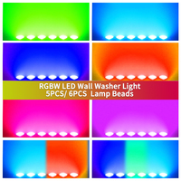 50W RGBW DMX LED barre lumineuse de lavage de scène fête mariage spectacle en direct éclairage de scène 4 in1 COB DJ lumière avec son activé