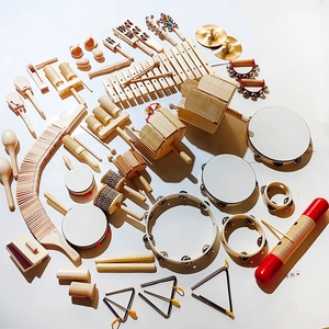 Kit de percusión Orff de madera completo al por mayor, instrumentos musicales para escuelas de formación y centros de educación temprana - Product Image 4