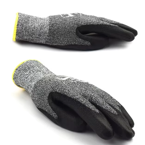 قفازات صناعية مطلية بالنتريل مقاومة للماء ومقاومة للقطع للرجال في مجال البناء والصناعة - Product Image 2