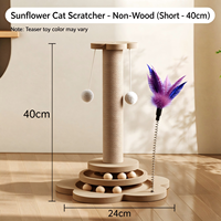 Protection de canapé anti-renversement, anti-déchets, durable, griffoir pour chat en sisal pour chats d'intérieur - Conception interactive verticale, griffoir pour chat
