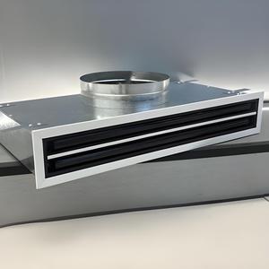 Bộ khuếch tán gió tuyến tính bằng nhôm HVAC với hộp điều áp điều hòa không khí - Product Image 1