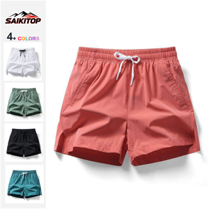 Pantalones Cortos Deportivos para Hombre, Ligeros, Transpirables, de Secado Rápido, con Cintura Elástica, para Correr, Hacer Deporte y Hacer Ejercicio - Product Image 1