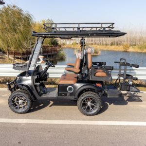 सड़क कानूनी 72 वी क्लब कार इलेक्ट्रिक 4x4 उपयोगिता वाहन सड़क कानूनी लक्जरी ऑफ-रोड गोल्फ बग्गी कार - Product Image 3