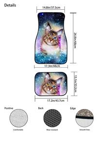 Alfombrillas de coche antideslizantes de <span class=keywords><strong>Anime</strong></span> de 4 piezas TPR personalizadas de alta calidad para todo tipo de clima ajuste Universal - Product Image 5