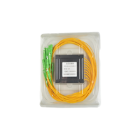 Boîtier de terminaison FTTH pour fibre optique 1*16 SC/APC avec répartiteur PLC, boîtier ABS, fibre monomode G657A1/A2, réseau de télécommunications 10.7dB