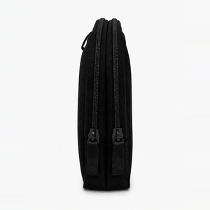 Elegante Estuche Cosmético de Gran Capacidad de Poliéster con Doble Cremallera, Organizador de Artículos de Aseo Portátil para Viajes, Producto Reciclable para Artículos de Belleza - Product Image 6