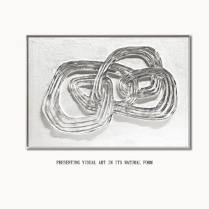 2025 Bán Buôn Tùy Chỉnh Tường Trừu Tượng Nghệ Thuật Wabi Sabi Khách Sạn Tường Nghệ Thuật 100% Handmade 3D Kết Cấu Thạch Cao Sơn - Product Image 4