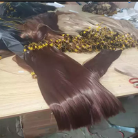 Cheveux Synthétiques Lisses Soie Effet Os, Longueurs 22 et 28 Pouces, pour Tresses au Crochet et Extensions