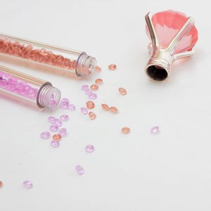 O & Q Creative 0,7mm Bolígrafos azules Diseño de logotipo deportivo de moda Gran Diamante de cristal Regalo DE <span class=keywords><strong>BODA</strong></span> Cuerpo de plástico - Product Image 3