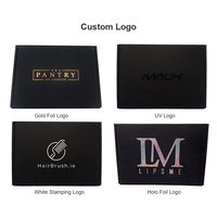 Cajas de Cartón Corrugado con Impresión a Color Ecológicas Personalizadas, Cajas de Embalaje de Papel Negro para Envío
