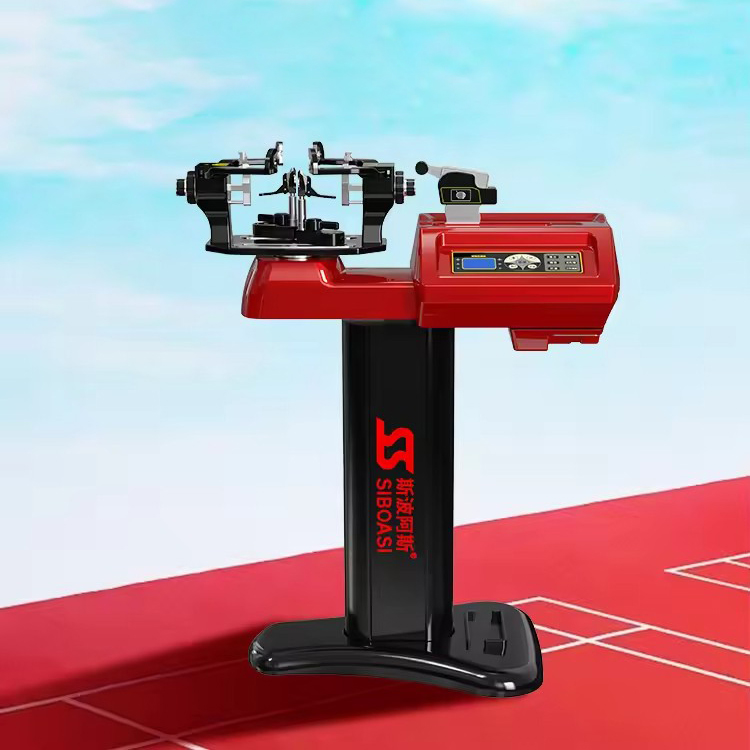 S3 Professional Badminton and Tennis Racket Stringing Machine String Puller Head up Function Automatic Disc Lock Function