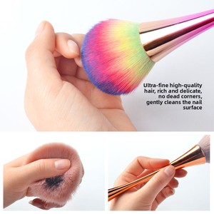 Cepillo Suave para Limpiar Polvo de Uñas, Color Rosa, para Eliminar Polvo Acrílico y Brillantina, Herramienta Profesional para Manicura - Product Image 4