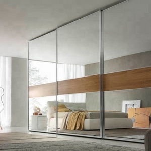 Silver <b>Mirror</b> Glass, Vinyl Backed Safety <b>Mirror</b> <b>for</b> Wardrobe Sliding <b>Mirror</b> Doors - Product Image 4