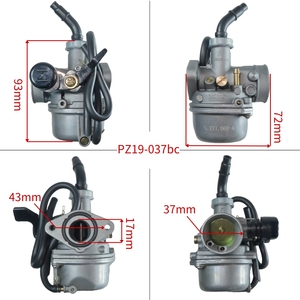 Krachtige Pz19 Carb Handchoke Gloednieuw Voor 50-125cc Pitbikes Tao Tforce Ssr Coolster Atvs Direct Fit Motorfiets Motor - Product Image 6