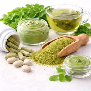 Moringa Leaf Powder Natural Herbal Powder Fine Ground Green Superfood for Smoothies Cooking and Bulk Supply - Product Image 4