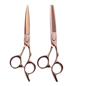 Hairdressing Scissors Set 9Cr13 Stainless Steel Thinning Non Marking Hair Clippers For Salon Use - Product Image 1