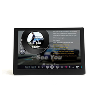 Jam Digital 10.1 inci, layar ekstra besar HD 1280*800p, jam rabun dengan perkiraan cuaca Outlet sederhana untuk lansia