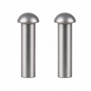 Vente en gros d'usine : Rivets pleins à tête ronde en acier galvanisé - Product Image 1