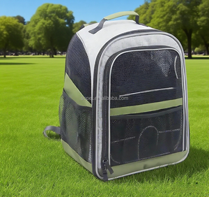 Tragbarer Reise träger rucksack für Katzen und Hunde Soft Sided mit erweiterbarer Haustier trage für Reisen - Product Image 4