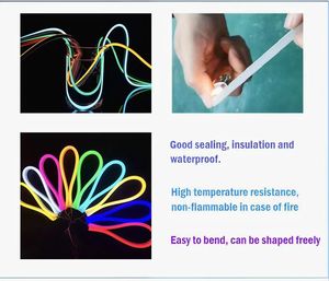 Ip68 Đầy Đủ Màu Sắc <span class=keywords><strong>Led</strong></span> Neon Flex Dây Ánh Sáng 12V/<span class=keywords><strong>24V</strong></span> Linh Hoạt PVC Dải Mềm Cho Cảnh Quan Bằng Giọng Nói Chế Độ Điều Khiển - Product Image 6