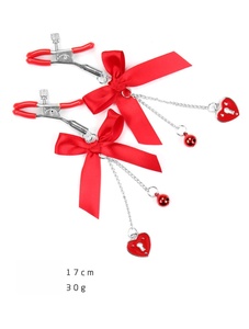 Juguetes sexuales femeninos: Lindo colgante de lazo, clip ajustable para el pecho, equipo de tortura SM, juguetes sexuales, accesorios de castigo para parejas. - Product Image 6