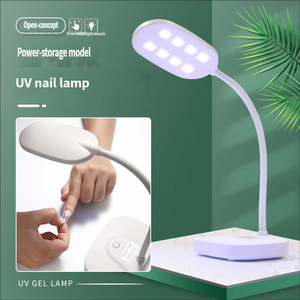 Nouvelle <span class=keywords><strong>lampe</strong></span> à ongles LED pliable sans fil rechargeable pour bureau, séchage rapide pour les pointes d'ongles et les faux ongles - Product Image 2