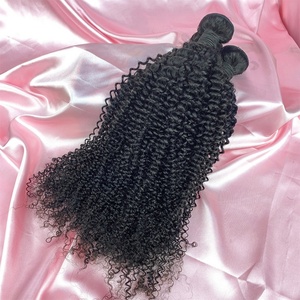 ผมต่อแบบหยิกฟูสไตล์มองโกเลีย ผมแท้แบบ Afro Kinky  แบบมัดเป็นช่อ  4A 4B 4C - Product Image 3