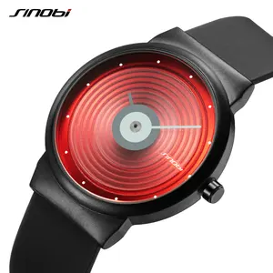 SINOBI Dynamic Orange Dial Watches S9802G Youth Boys Handwatch Simple Dial Design Watch Wrist Dropshipping Watch