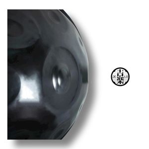 Handpan professionnel JELO-ZN-5 10-Notes D Minor Musical en acier inoxydable <span class=keywords><strong>Hangdrum</strong></span> Traitement de nitruration en acier nitruré noir Accrocher - Product Image 2