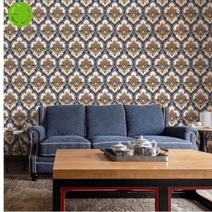 Papel Tapiz Autoadhesivo Removible de PVC UDK de 45cm*1000cm con Diseño Floral para Decoración de Paredes de Dormitorios y Salas de Estar - Product Image 4