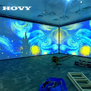 Projecteur de sol interactif d'intérieur, jeu de projection holographique murale pour aire de jeux extérieure, résistant à l'eau, en plastique, pour parc d'attractions et usage domestique - Product Image 1