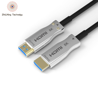 Câble HDMI 4K mâle à mâle Câble à fibre optique HDMI 2.0 1M 2M 3M 5M 10M 15M 20M 30M 50M 100M Câble HDMI à fibre vidéo HD
