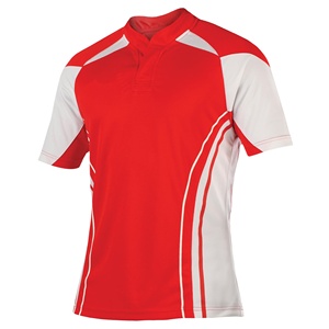 Ensemble de maillots de rugby à manches courtes rayés pour hommes personnalisés 2023, légers, respirants, à séchage rapide, antibactériens, première ligne - Product Image 1