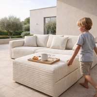 Sink in Comfort Cloud Couch Ecksofa mit Plüsch-Lounge-Charakter, inspiriert vom Cloud-Sofa und modernen Bubble-Sofa