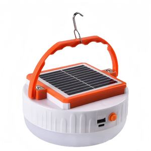 Lampe de camping solaire LED portable, rechargeable par USB, lampe d'urgence avec fonction de banque d'alimentation, lampe solaire suspendue étanche pour l'extérieur - Product Image 4