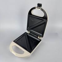 Machine à sandwichs mini personnalisable, économique et polyvalente pour petit-déjeuner, panini, gaufres, grill et toast
