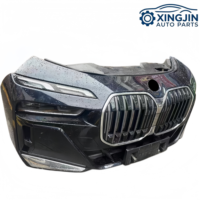 Untuk BMW Seri 7 G70 Bumper Lengkap dengan Grille, Kipas Radiator, Lampu Depan, Lip Depan, Sensor Parkir, Shutter, Body Kit