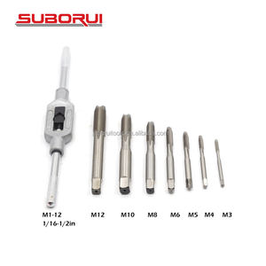 Jeu de tarauds et filières métriques HSS M2 SUBORUI M3-M12 avec foret hélicoïdal de 2,5 à 10,2 mm - Product Image 5