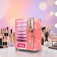 Distributeur automatique de cosmétiques avec écran tactile de 21,5 pouces, SDK, paiement automatique par pièces, billets et monnaie pour hôtels et centres commerciaux