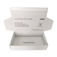 Boîte d'expédition personnalisée sur mesure avec conception gratuite, boîte d'expédition imprimée sur mesure en carton ondulé E, marque privée, boîte d'expédition auto-adhésive