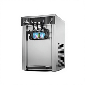 Desktop Triple Head Wholesale Soft Ice Cream Machine Commercial Soft Ice Cream Production Machine commercial ice cream machine - Product Image 1