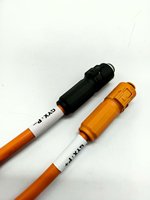Nouveau Câble de Charge pour Batterie de Véhicule Électrique et Onduleur Solaire Haute Tension 1500V, 100A 200A, en Cuivre Pur, IP67, pour Moto Électrique
